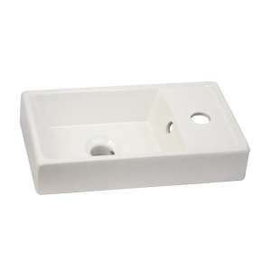 16” x 8.5” Shallow Porcelain Sink