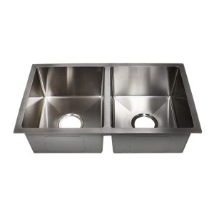 25″ x 15″ Stainless Steel Sink – Double Bowl