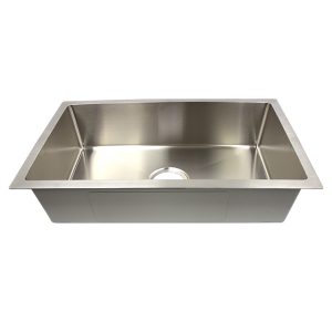 27″ x 16″ Stainless Steel Sink – Single Bowl