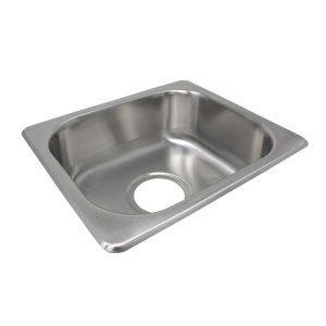 14″ x 12″ Square Stainless Steel Sink