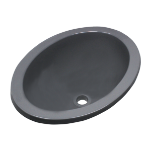 Gray 15-3/4″ x 12-3/8″ ABS Oval Sink