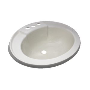 20″ x 17″ Poly Oval Sink