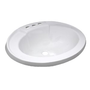 20″ x 17″ Poly Oval Sink