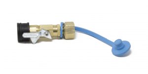 Quick Disconnect Ball Valve with Dust Cover Plug – 1/2″