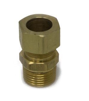 5/8″ X 1/2″ Male Compression Adapter – Lead Free Brass