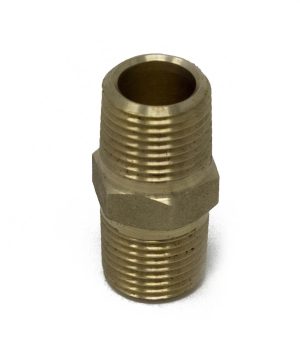 1/2″ X 1/2″ Hex Nipple – Lead Free Brass