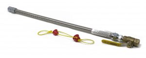 24″ Gas Connector Kit W/Full Port Valve