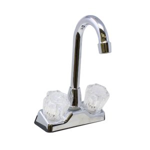 Chrome Twin Handle Bar Faucet
