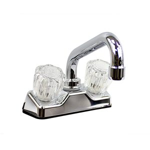 Chrome Twin Handle Bar Faucet