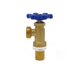 1/2″ Male Boiler Drain – Blue Handle