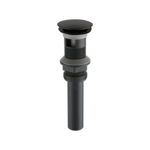 Matte Black Push Pop-up with Overflow