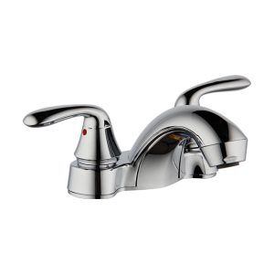 Chrome Twin Handle Lavatory Faucet