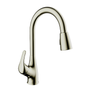 Brushed Nickel Single Handle Kitchen Faucet