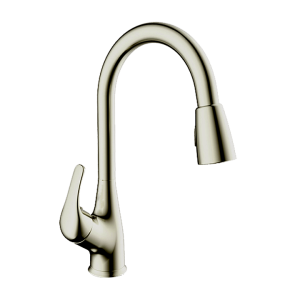Brushed Nickel Single Handle Kitchen Faucet