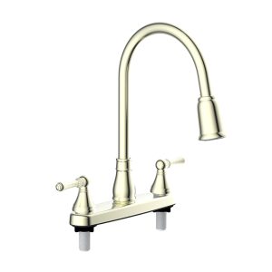 Twin Handle Pull Down Kitchen Faucet