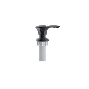 Matte Black Plastic Soap Dispenser