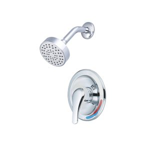 Chrome Shower with Lever Trim Kit