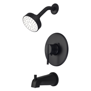 Matte Black Standard Shower Slim Handle