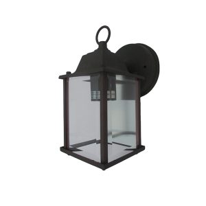 1 Lt Square Lantern Outdoor Wall Light – Earth