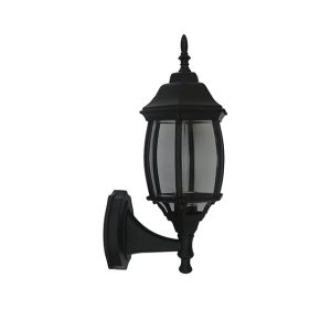1 Lt Carriage Outdoor Wall Light – Matte Black