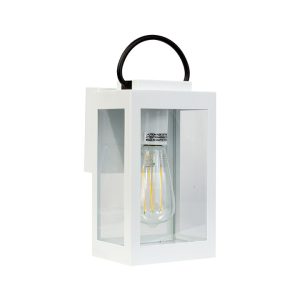 1 Lt. Square Lantern  Outdoor Wall Light