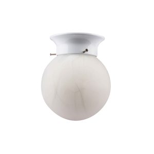 1 Lt 3.25″ Flush Mount Fitter – White