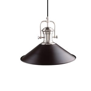 1 Lt Admiral 2 Tone Mini Pendant – Brushed Nickel