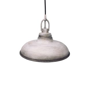 1 Lt Revere Mini Pendant – Rustic White