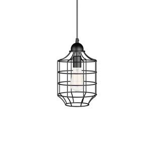 1 Lt Cage Mini Pendant – Black
