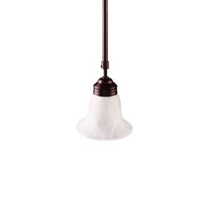 1 Lt Retractable Mini Pendant – Crimson Coffee