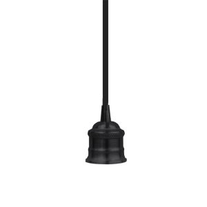 1 Lt Braided Cord with Matte Black Finish