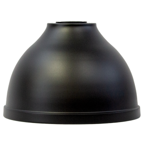 10″ Matte Black Metal Shade