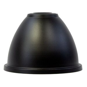 6″ Matte Black Metal Shade