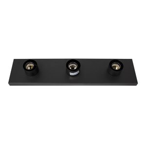 18″ 3 Lt Hollywood Style Vanity – Matte Black