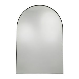 24 x 36″ Black Framed Arched Mirror