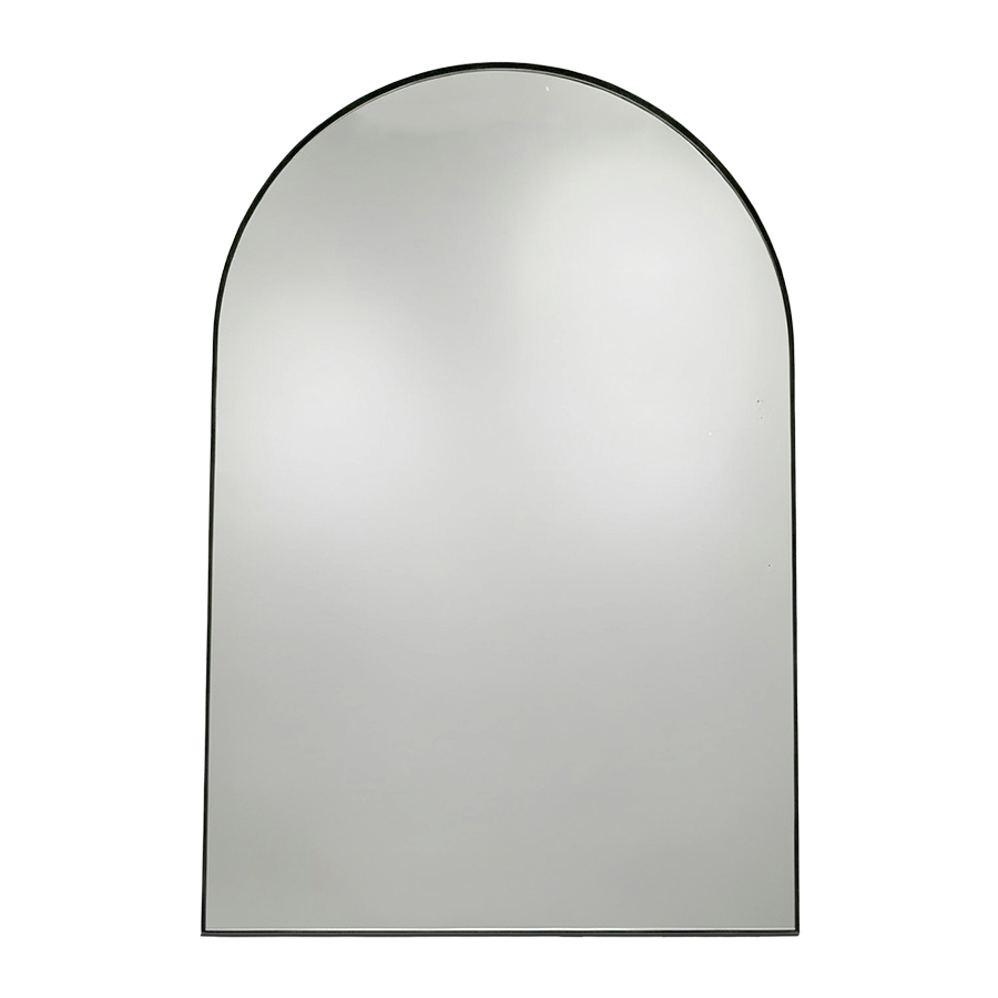 24 x 36" Black Framed Arched Mirror