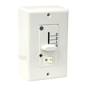 White 110V Fan Wall Switch