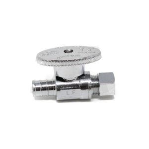 1/2″B X 3/8″Od Compression Straight Stop 1/4 Turn-LF