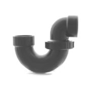 1-1/4″ P-Trap W/Double Union