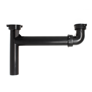 1-1/2″ Adjustable Continuous Waste – Black