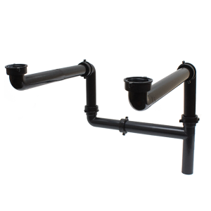 1-1/2″ Continuous Waste W/Back Outlet