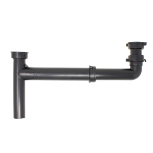 Hi-Low Continuous Waste W/Direct Connect Tee & Rubber Gasket