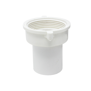 1-1/2″ X 8″ Flanged Tailpiece Kit W/Nut & Washer – White
