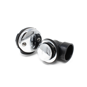 Toe Touch Abs Sch 40 Half Waste Chrome