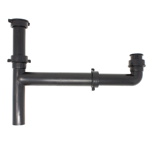 Hi-Low Continuous Waste W/Direct Connect Arm & Rubber Gaskets
