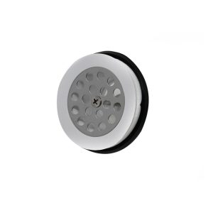 Plastic Strainer with Grid – White