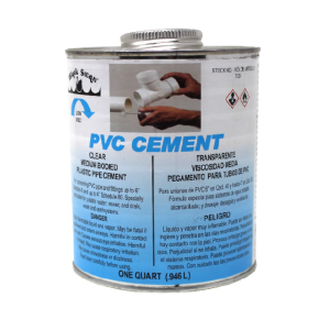 Black Swan Medium Clear PVC Cement Quart