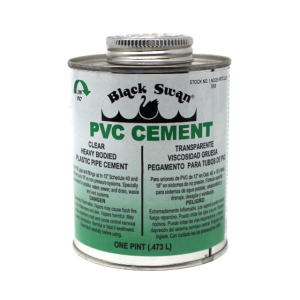 Black Swan Heavy Duty Clear PVC Cement 4 Oz