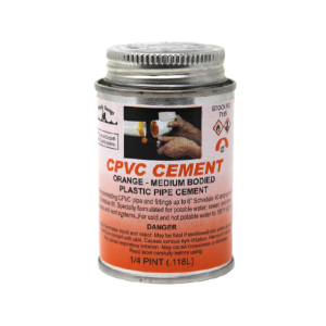 Black Swan Orange CPVC Cement 4 Oz