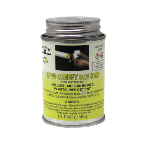 Black Swan Yellow All Weather CPVC Cement 4 Oz